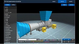Three-dimensional virtual maintenance of power plant fans
