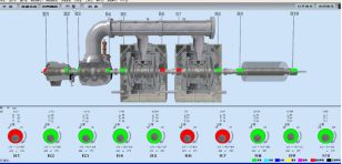 Online vibration monitoring of steam turbine generator sets